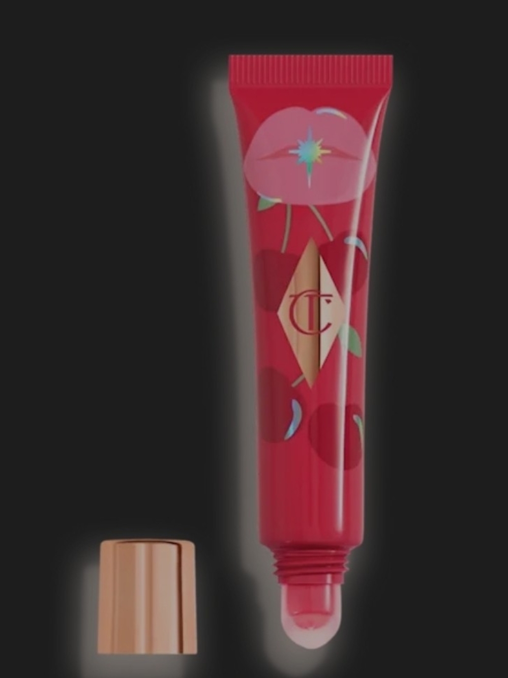 Charlotte Tilbury Cherry Pink Lip Oil Tube